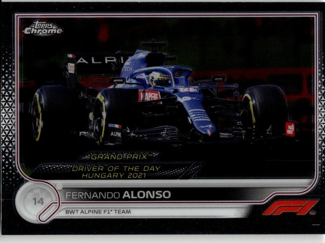 2022 Topps Chrome Formula 1 #183 Fernando Alonso - ChronicCards