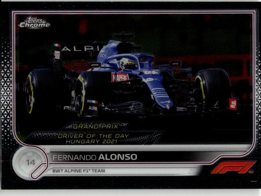 2022 Topps Chrome Formula 1 #183 Fernando Alonso - ChronicCards