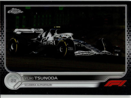 2022 Topps Chrome Formula 1 #63 Yuki Tsunoda - ChronicCards