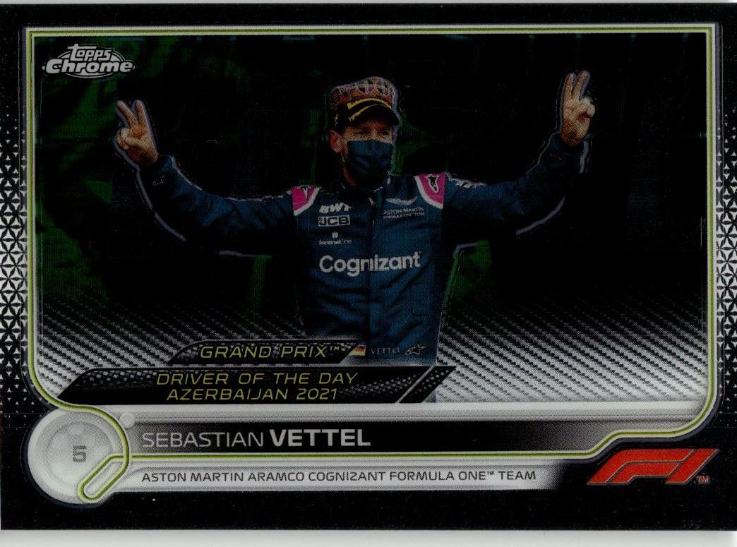 2022 Topps Chrome Formula 1 #178 Sebastian Vettel - ChronicCards