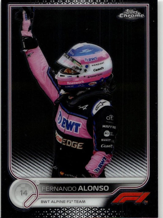 2022 Topps Chrome Formula 1 #14 Fernando Alonso - ChronicCards