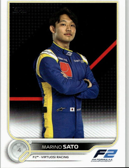 2022 Topps Formula 1 #80 Marino Sato - ChronicCards