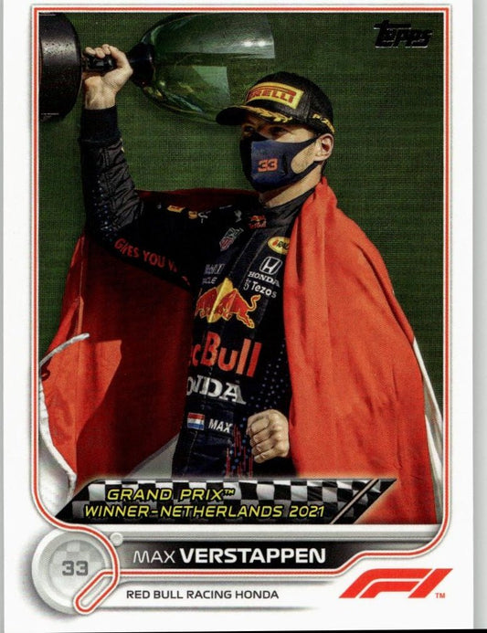 2022 Topps Formula 1 #163 Max Verstappen - ChronicCards