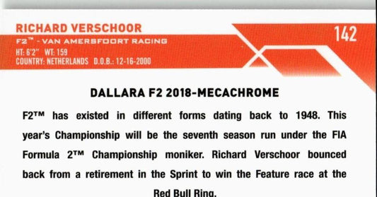 2023 Topps Chrome Formula 1 #142 Richard Verschoor - ChronicCards