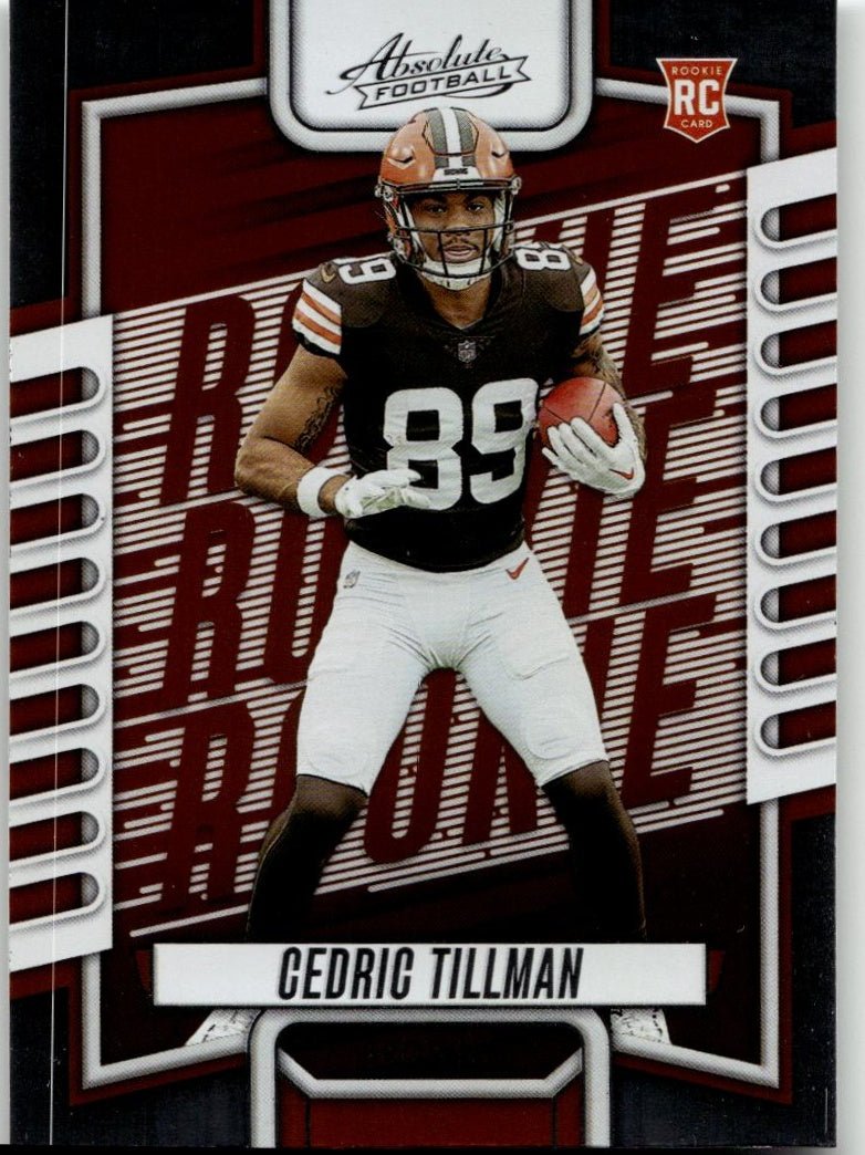 2023 Panini Absolute #127 Cedric Tillman Purple - ChronicCards
