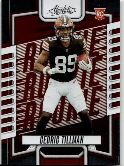 2023 Panini Absolute #127 Cedric Tillman Purple - ChronicCards
