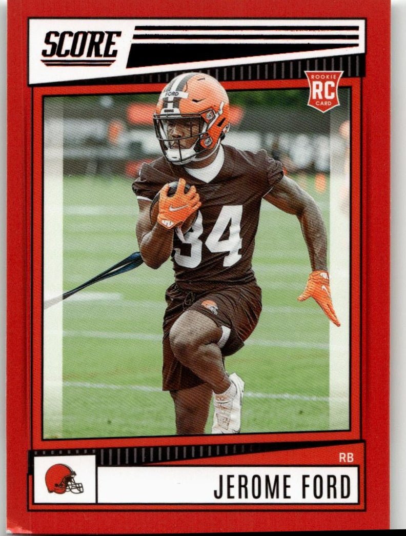 2022 Score #333 Jerome Ford Red - ChronicCards
