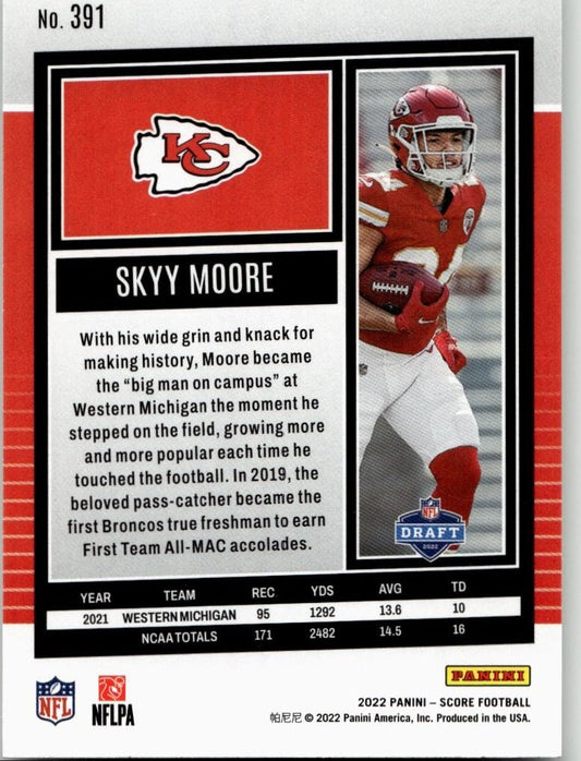 2022 Score #391 Skyy Moore - ChronicCards