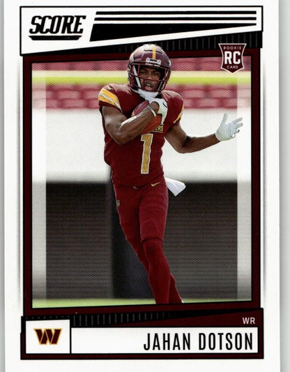 2022 Score #381 Jahan Dotson - ChronicCards