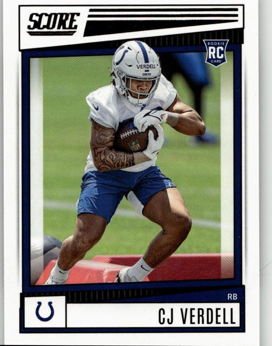 2022 Score #392 CJ Verdell - ChronicCards