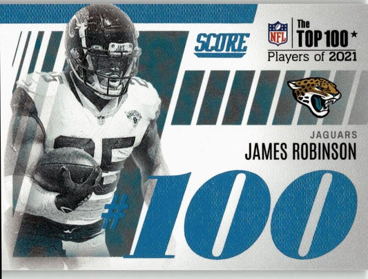 2022 Panini Score James Robinson #T100 - ChronicCards