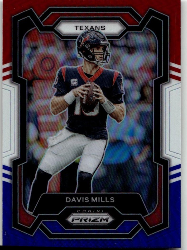 2023 Panini Prizm #117 Davis Mills Red White and Blue - ChronicCards