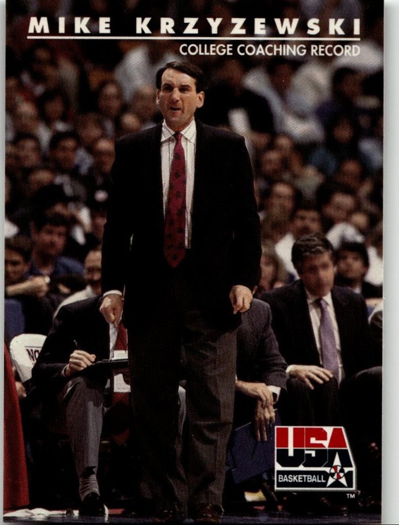 1992 SkyBox USA 96 Mike Krzyzewski - ChronicCards