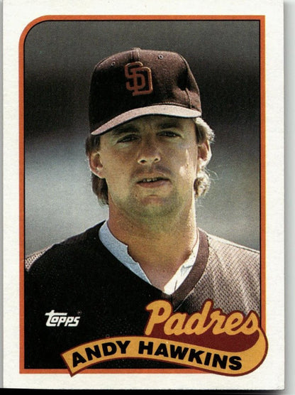 1989 Topps 533 Andy Hawkins - ChronicCards