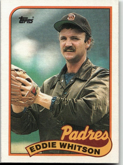 1989 Topps 516 Eddie Whitson - ChronicCards