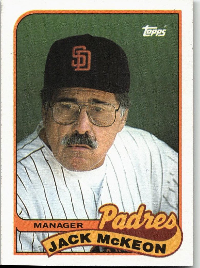 1989 Topps 624 Jack McKeon - ChronicCards