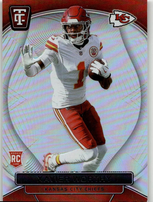 2024 Panini Totally Certified 175 Xavier Worthy - ChronicCards