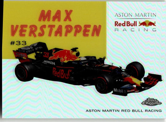 2020 Topps Chrome Formula 1 54W - 5 Max Verstappen 1954 World on Wheels - ChronicCards