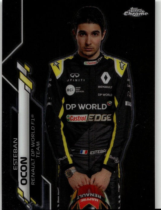 2020 Topps Chrome Formula 1 10a Esteban Ocon - ChronicCards