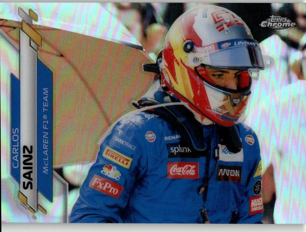 2020 Topps Chrome Formula 1 181 Carlos Sainz Refractor - ChronicCards