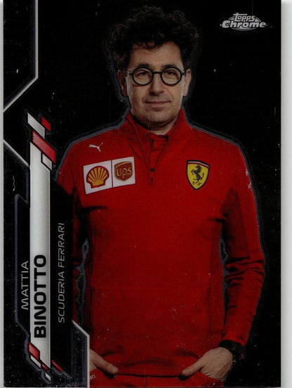 2020 Topps Chrome Formula 1 86 Mattia Binotto - ChronicCards