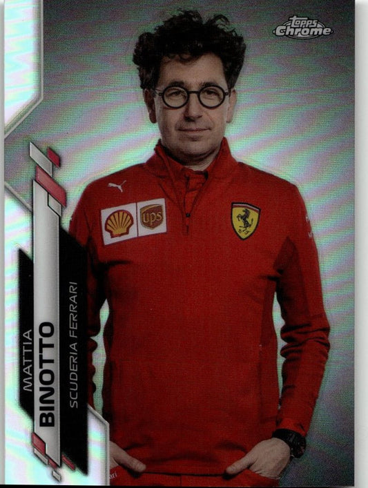 2020 Topps Chrome Formula 1 86 Mattia Binotto Refractor - ChronicCards