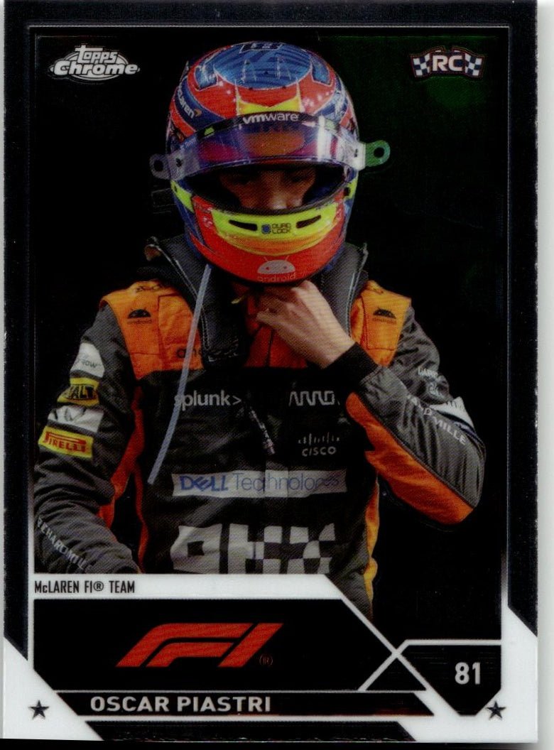 2023 Topps Chrome Formula 1 41 Oscar Piastri - ChronicCards