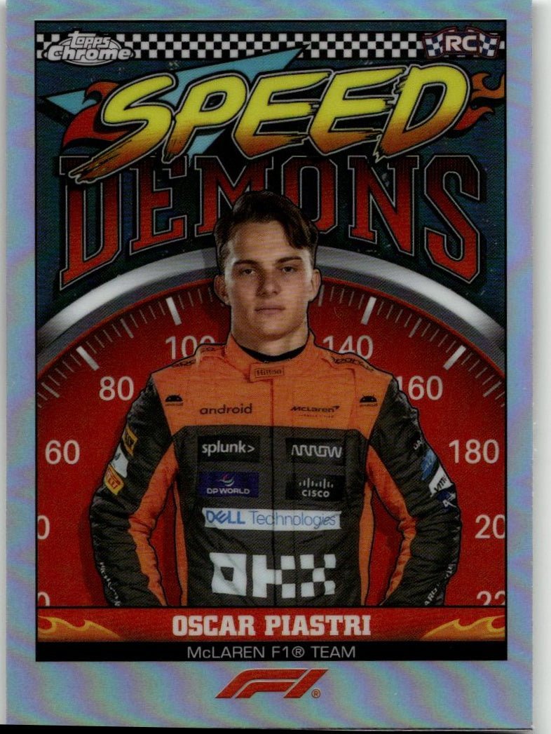 2023 Topps Chrome Formula 1 SD - OP Oscar Piastri Speed Demons - ChronicCards