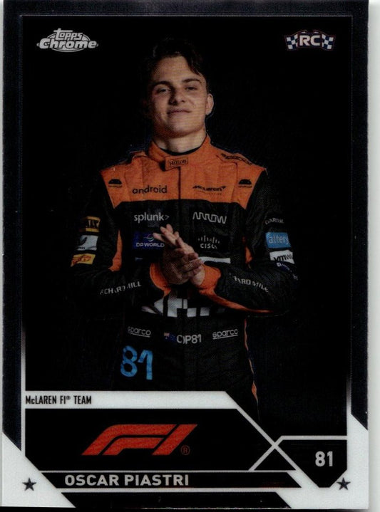 2023 Topps Chrome Formula 1 40 Oscar Piastri - ChronicCards