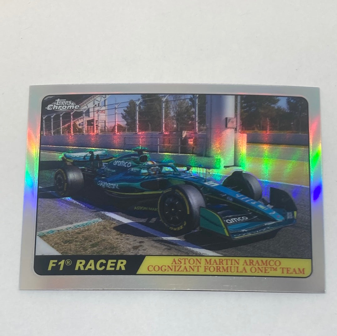 2022 Topps Chrome Aston Martin #AMR22 F1 Card