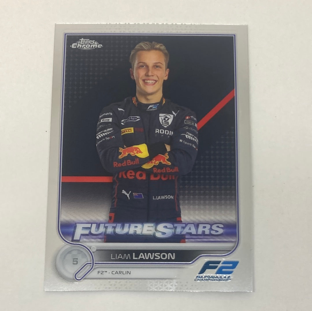 2022 Topps Chrome Liam Lawson #81 F1 Card