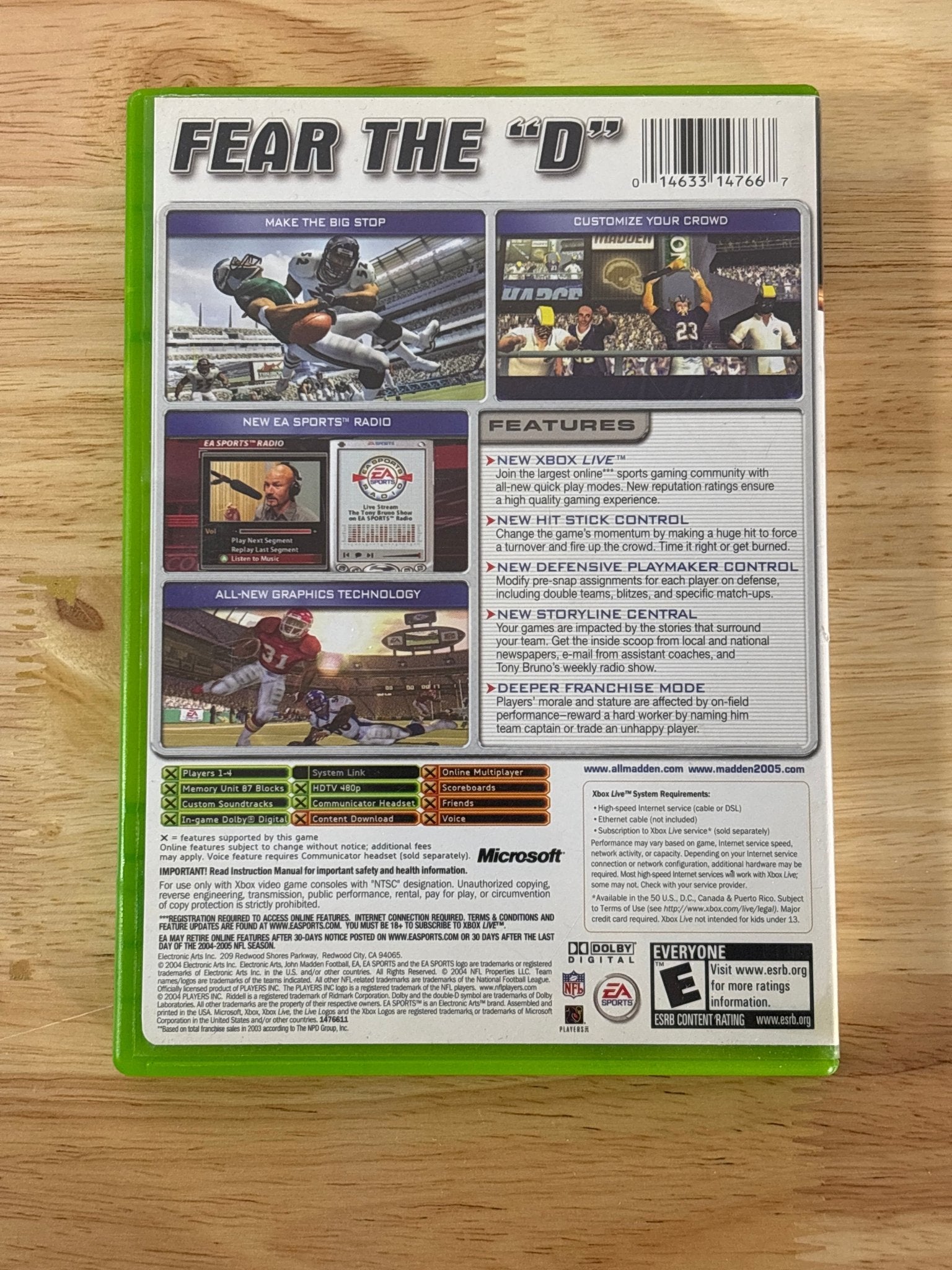 EA Sports Madden 2005 - ChronicCards