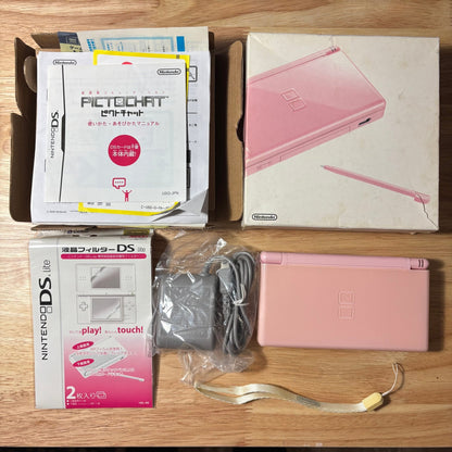 Noble Pink Nintendo DS Lite Complete In Box - ChronicCards