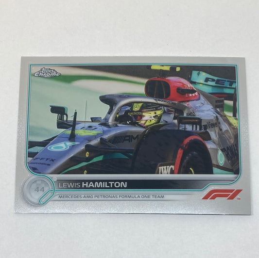 2022 Topps Chrome Lewis Hamilton #7 F1 Card