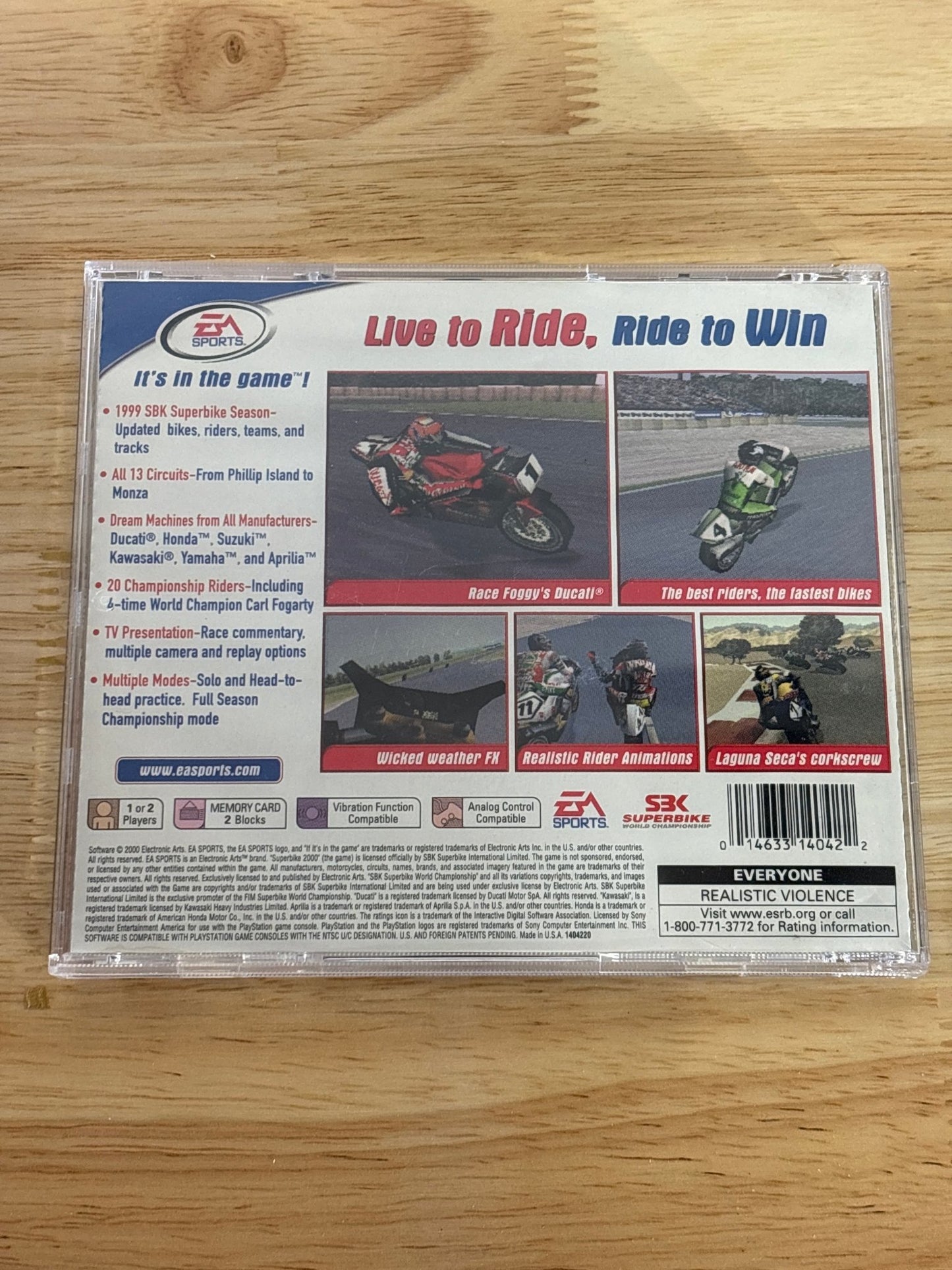 EA Sports Superbike 2000 - ChronicCards
