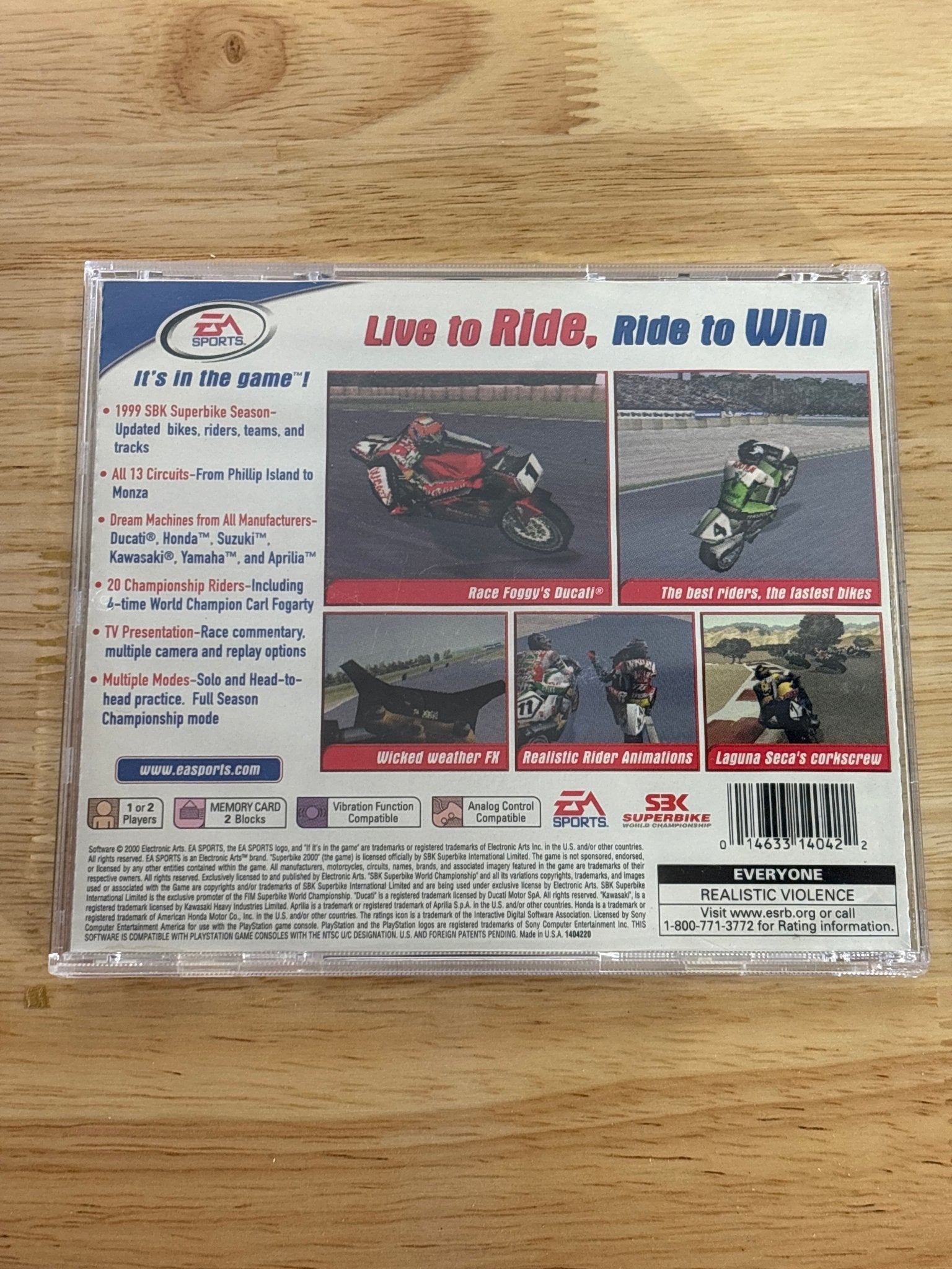 EA Sports Superbike 2000 - ChronicCards