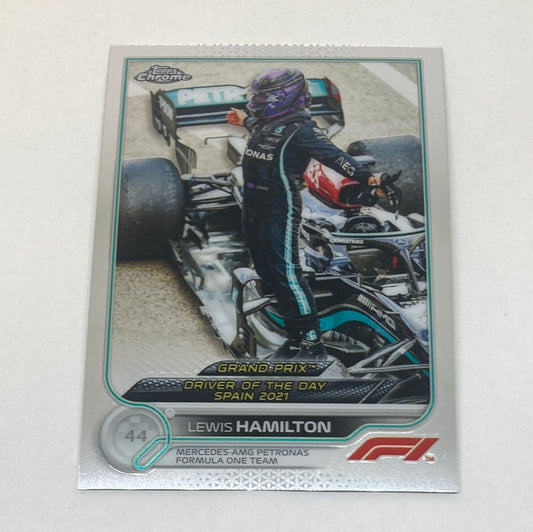 2022 Topps Chrome Lewis Hamilton #176 F1 Card
