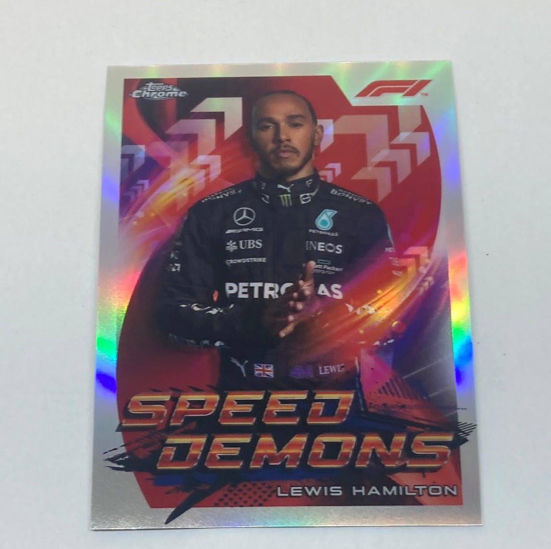 2022 Topps Chrome Lewis Hamilton #SD-LH F1 Card