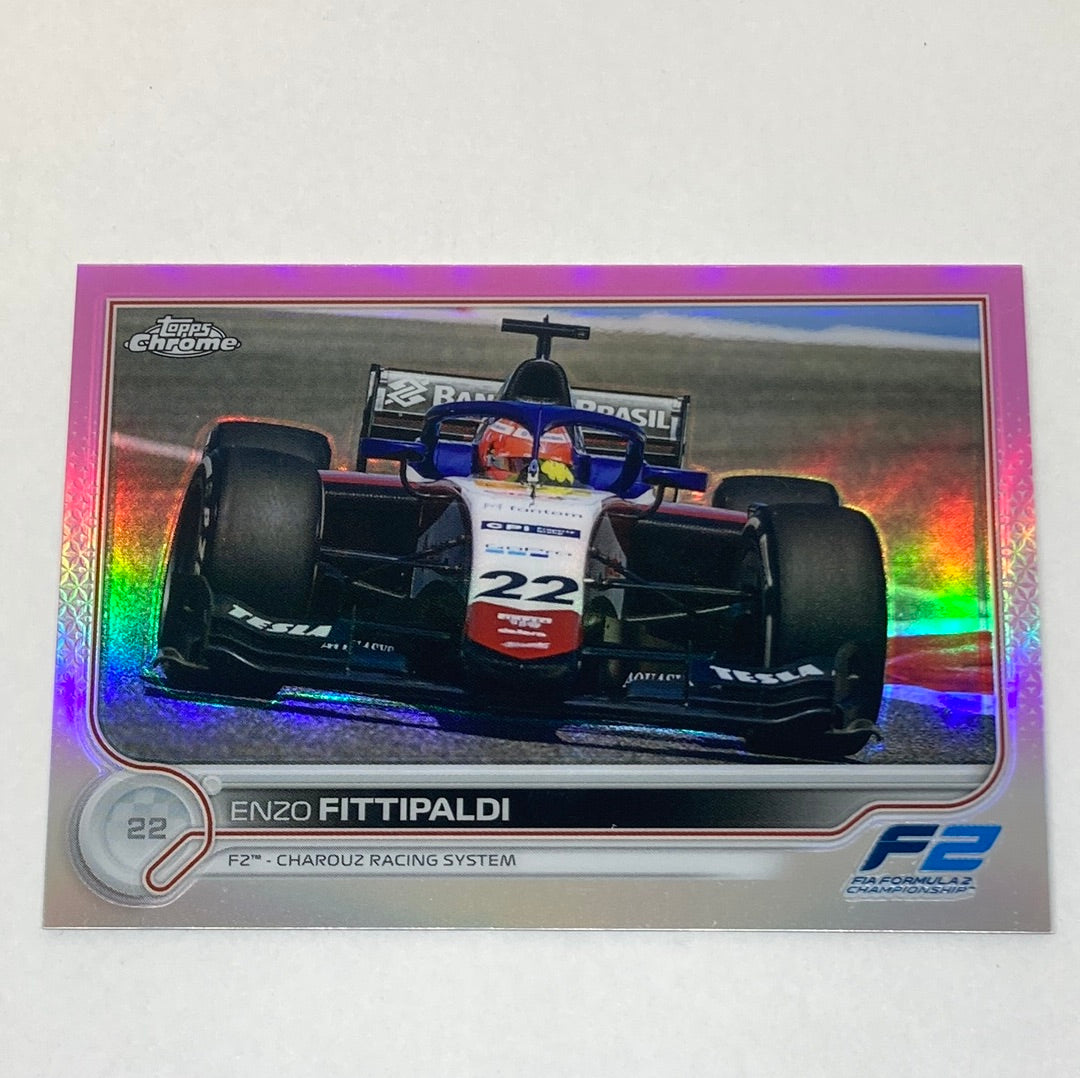 2022 Topps Chrome Enzo Fittipaldi #147 33/75 F1 Card