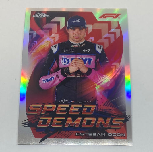 2022 Topps Chrome Esteban Ocon #SD-EO F1 Card