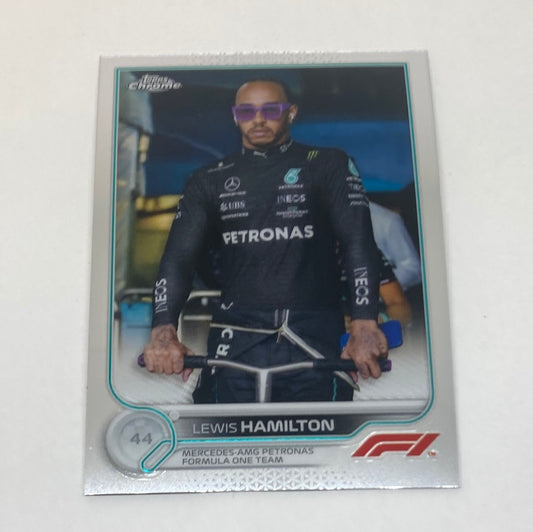 2022 Topps Chrome Lewis Hamilton #8 F1 Card