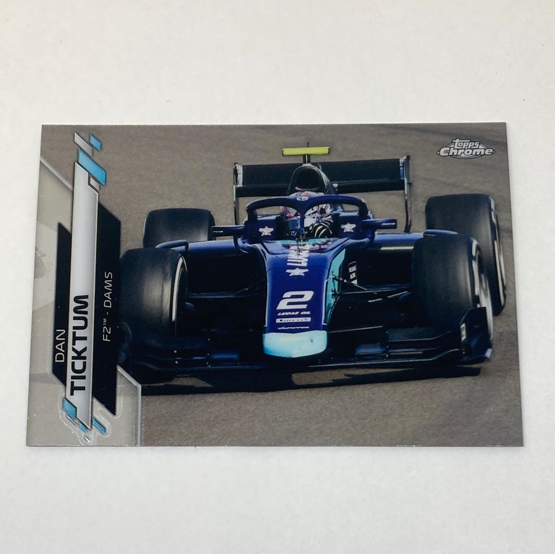 2020 Topps Chrome Dan Ticktum #64 Base F1 Card