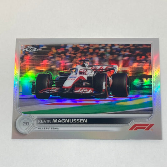 2022 Topps Chrome Kevin Magnussen #128 F1 Refractor Cardo