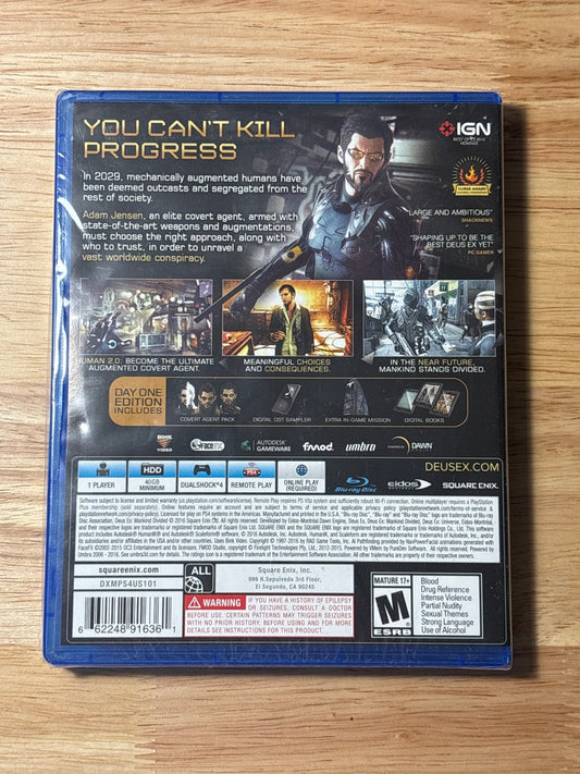 Deus Ex: Mankind Divided - Day One Edition - ChronicCards