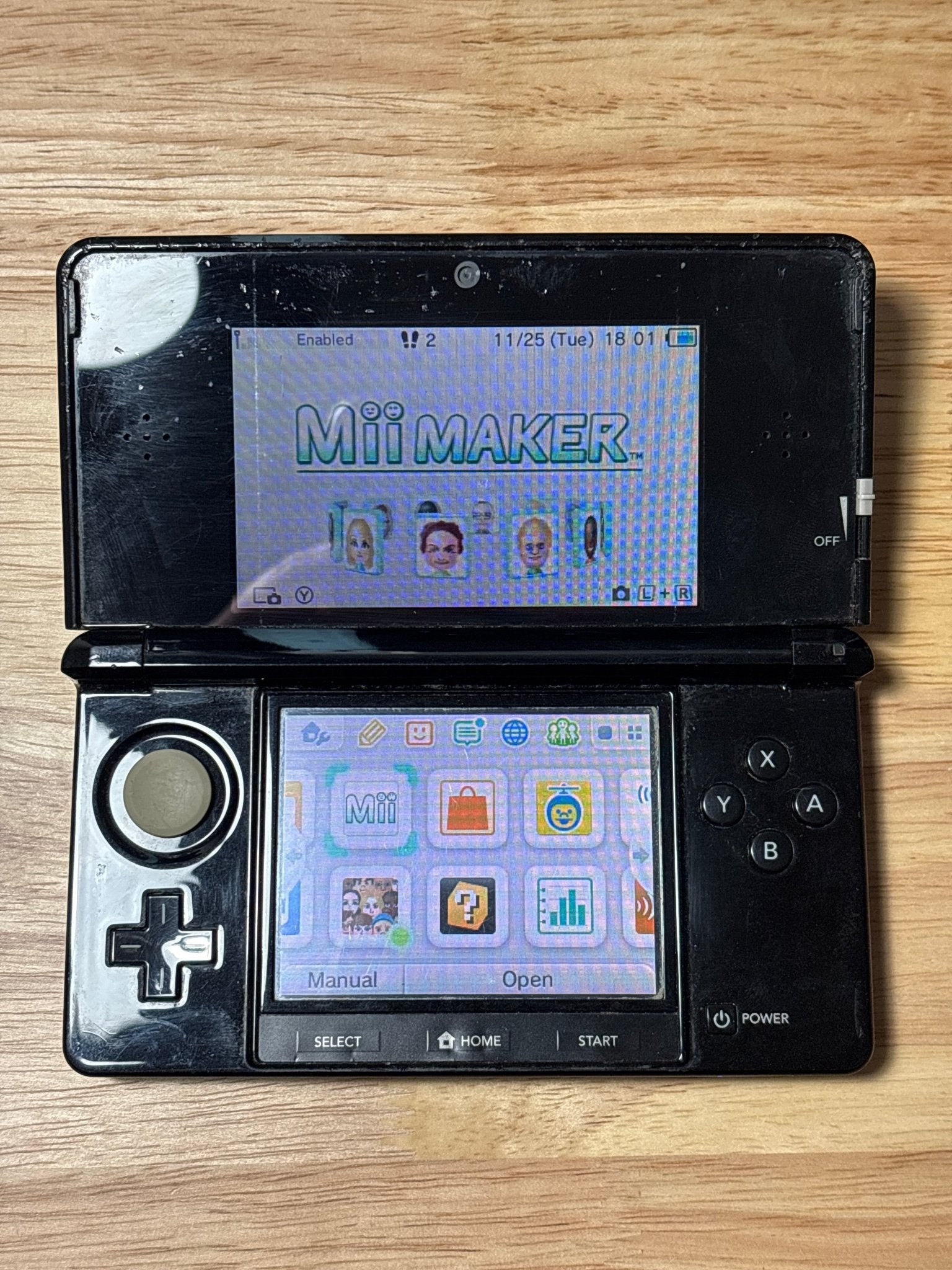 Black Nintendo 3DS - Working - Japanese 3DS in English Language - ChronicCards