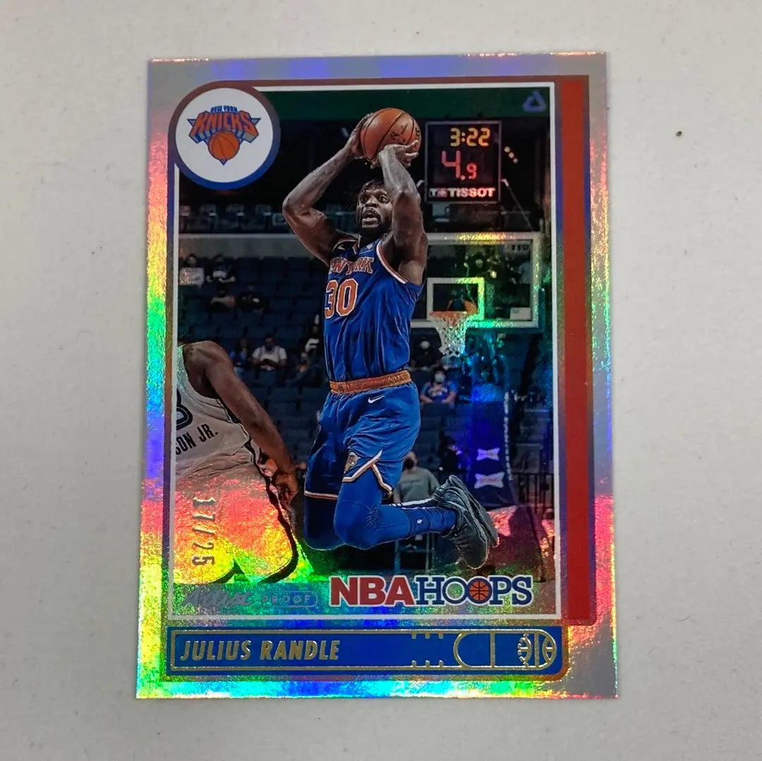 2021-22 Julius Randle 17/25 Silver Prizm Panini