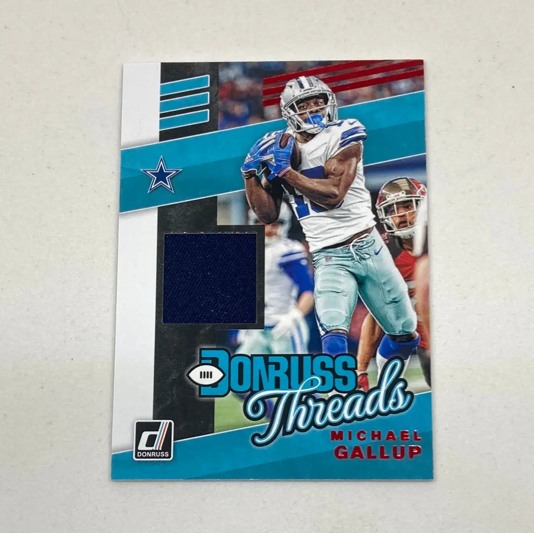 2021 Panini Donruss Threads Michael Gallup Panini