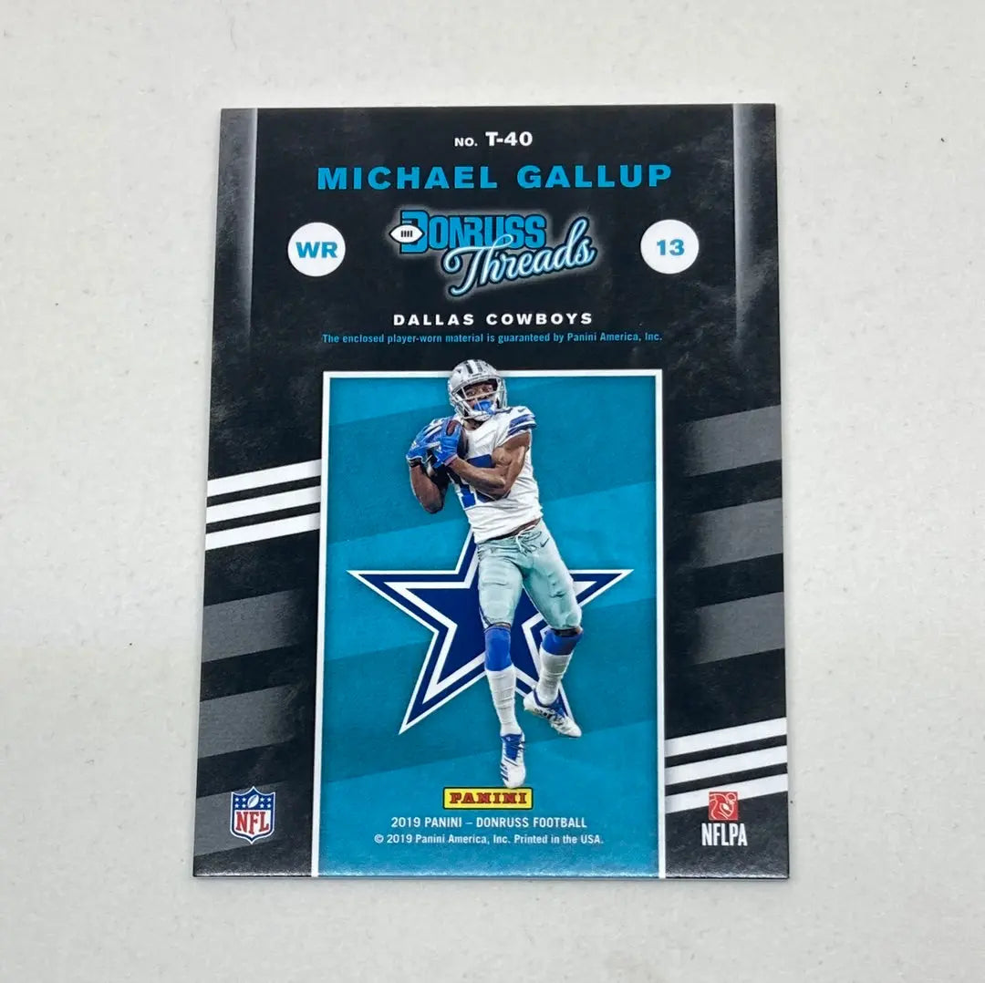 2021 Panini Donruss Threads Michael Gallup Panini