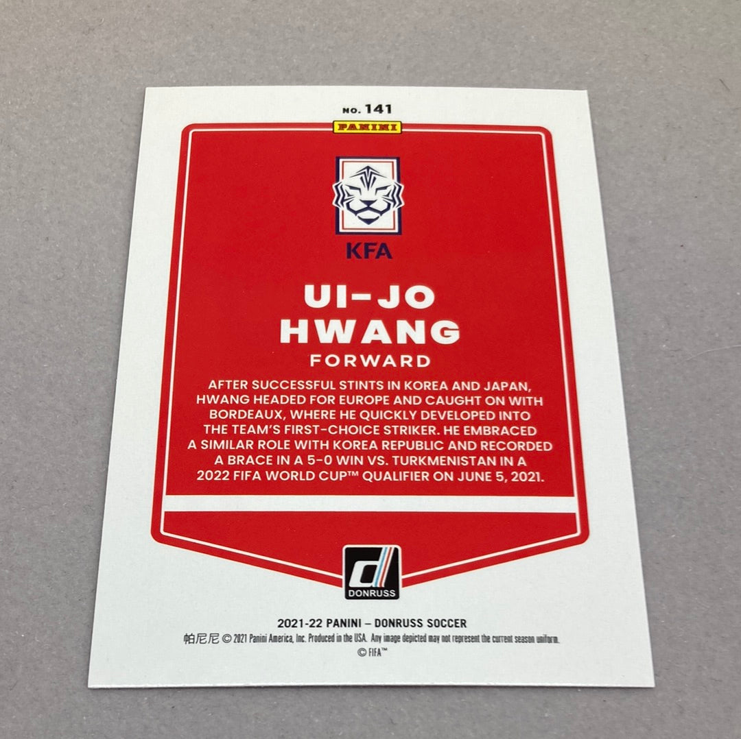 2021-22 Panini Donruss Ui-Jo Hwang Rookie Soccer Card Panini