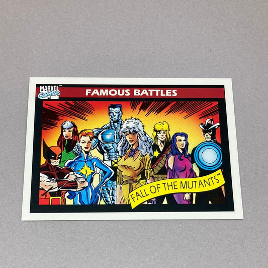1990 Impel Marvel Fall of the Mutants Trading Card Impel